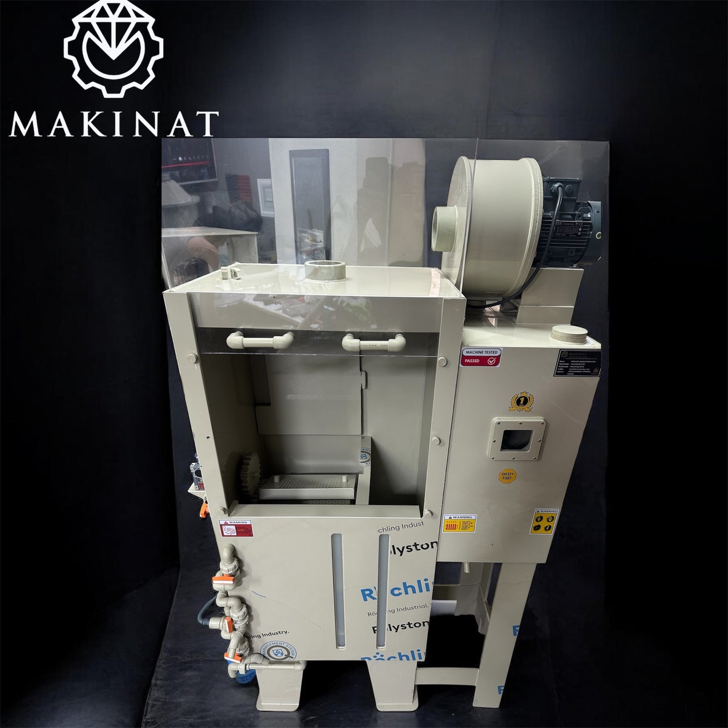 ماكينة تفريغ بواري الذهب من النحاس والحديد بالأسيد