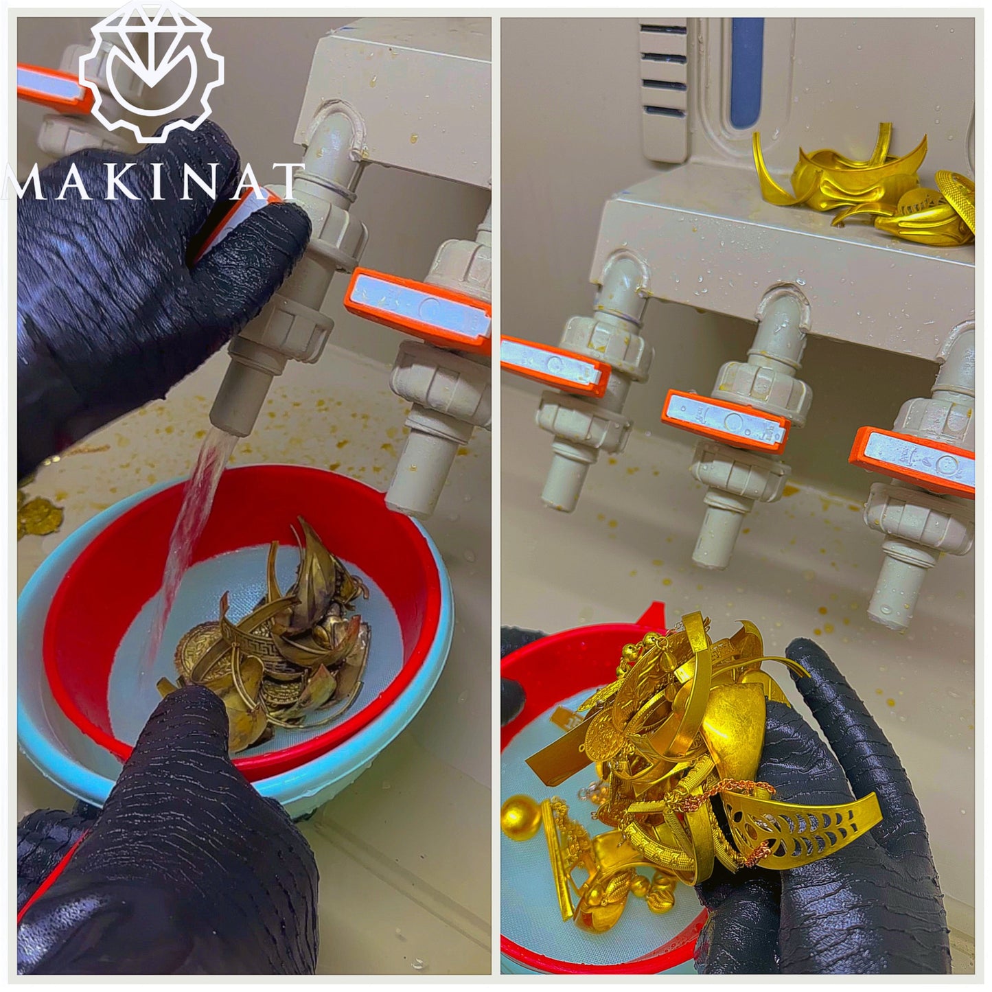 ماكينة تفجير الذهب